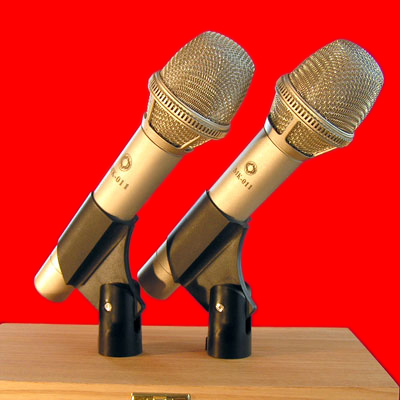 MK-011 Factory Matched Stereo Pair Hand-held Performance Condenser Microphone