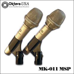 MK-011 Factory Matched Stereo Pair Hand-held Performance Condenser Microphone